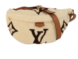 Shearling Bumbag, Shearling, Mono, Beige, DB, NFC, 4*